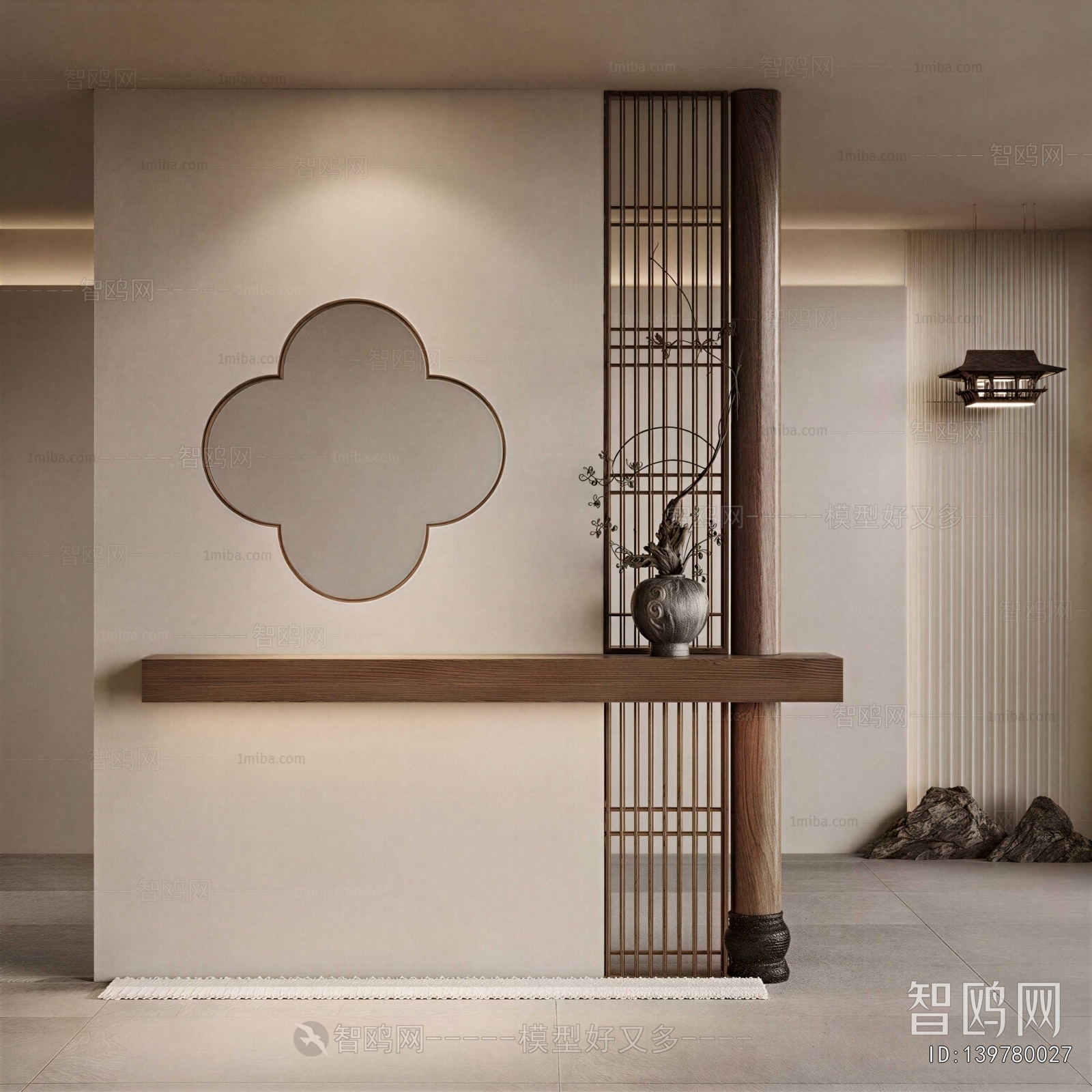 New Chinese Style Hallway