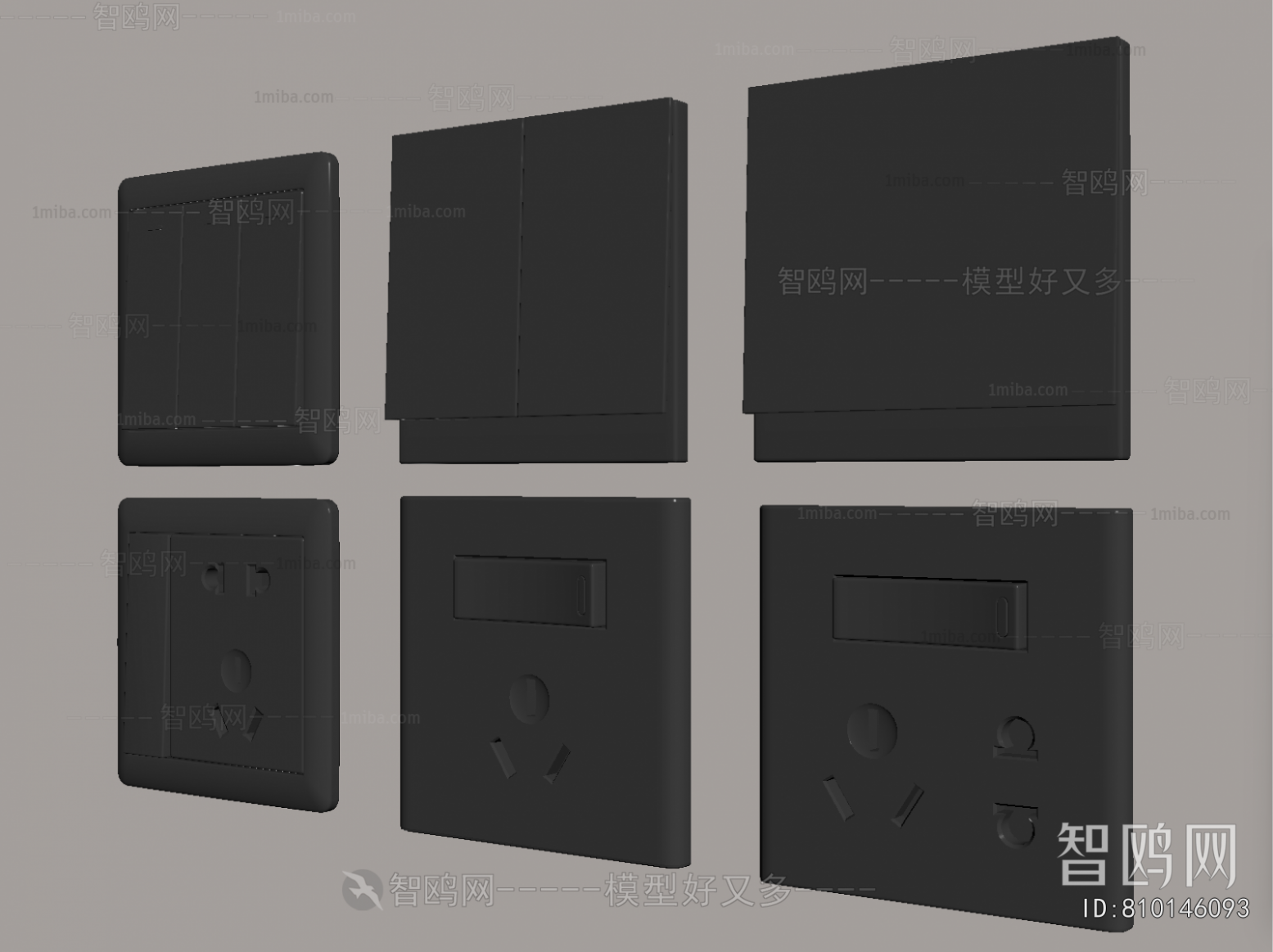 Modern Switch Socket Panel