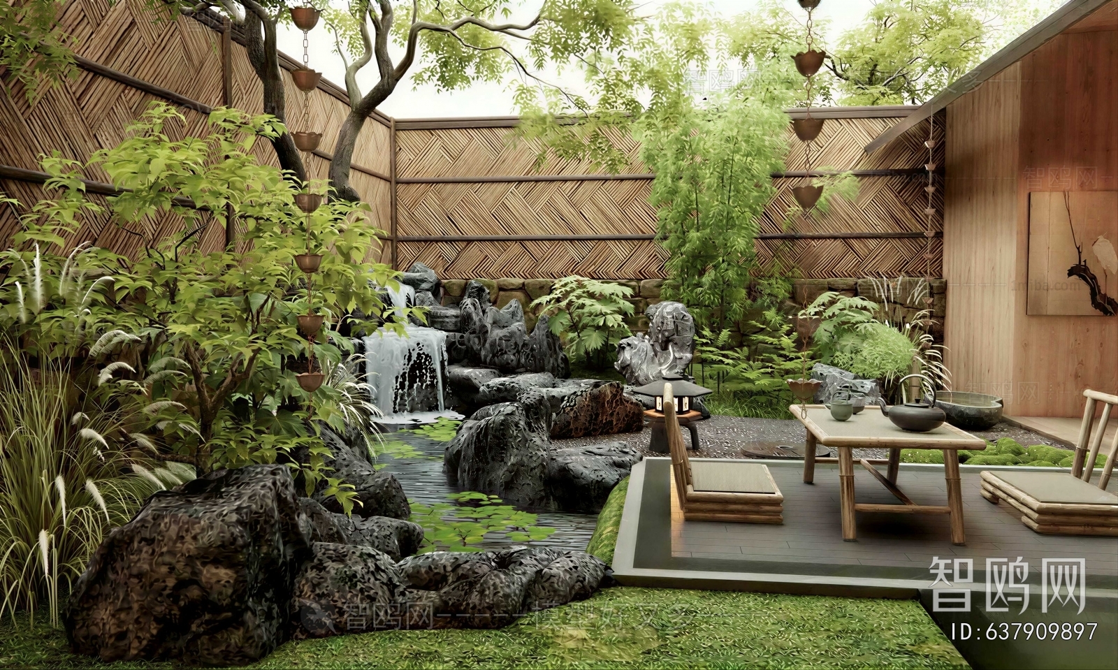 Japanese Style Courtyard/landscape