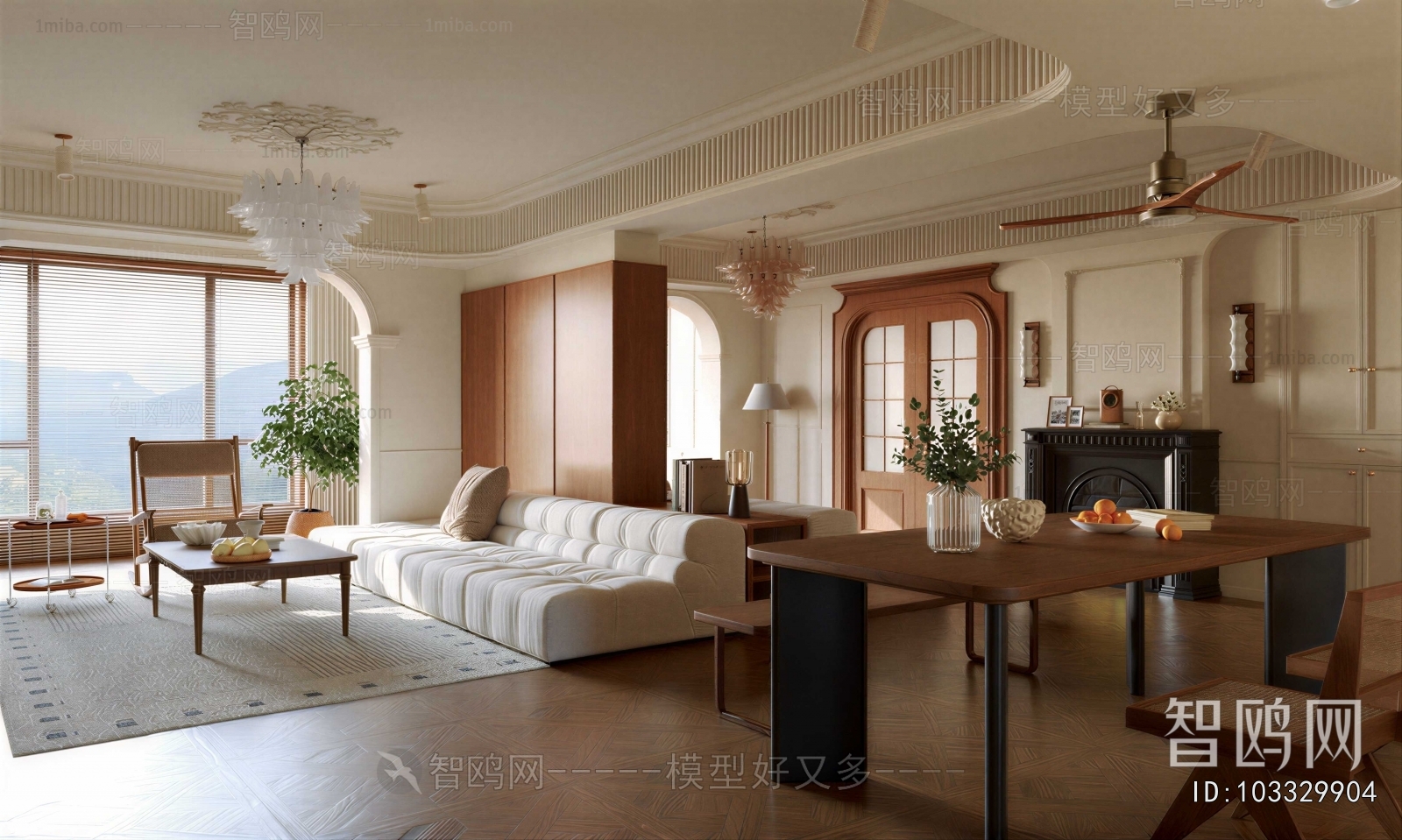 American Style A Living Room