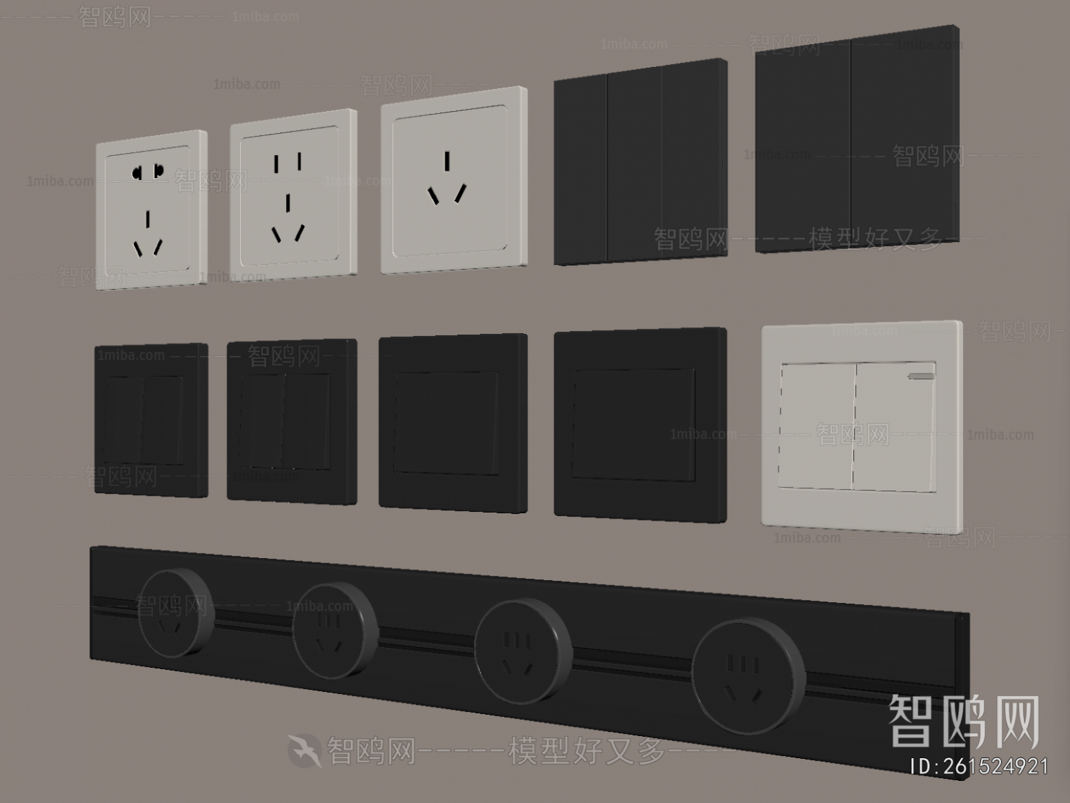 Modern Switch Socket Panel