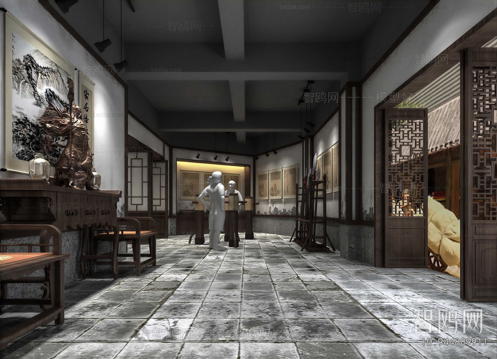 New Chinese Style Exhibition Hall
