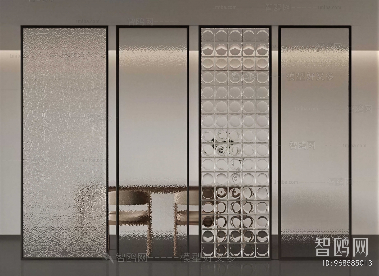 Modern Glass Screen Partition