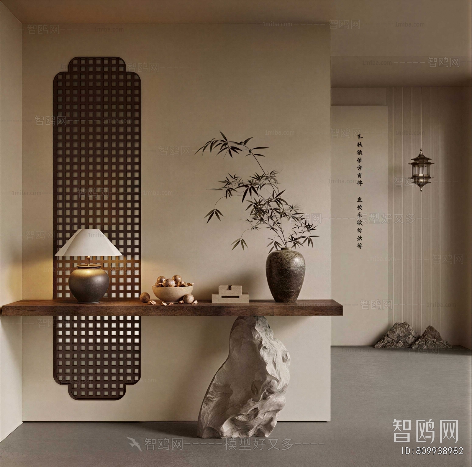 New Chinese Style Hallway