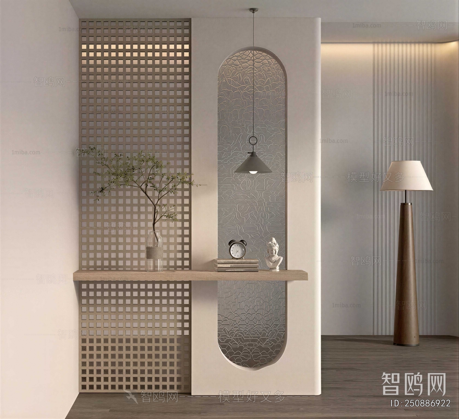 New Chinese Style Hallway