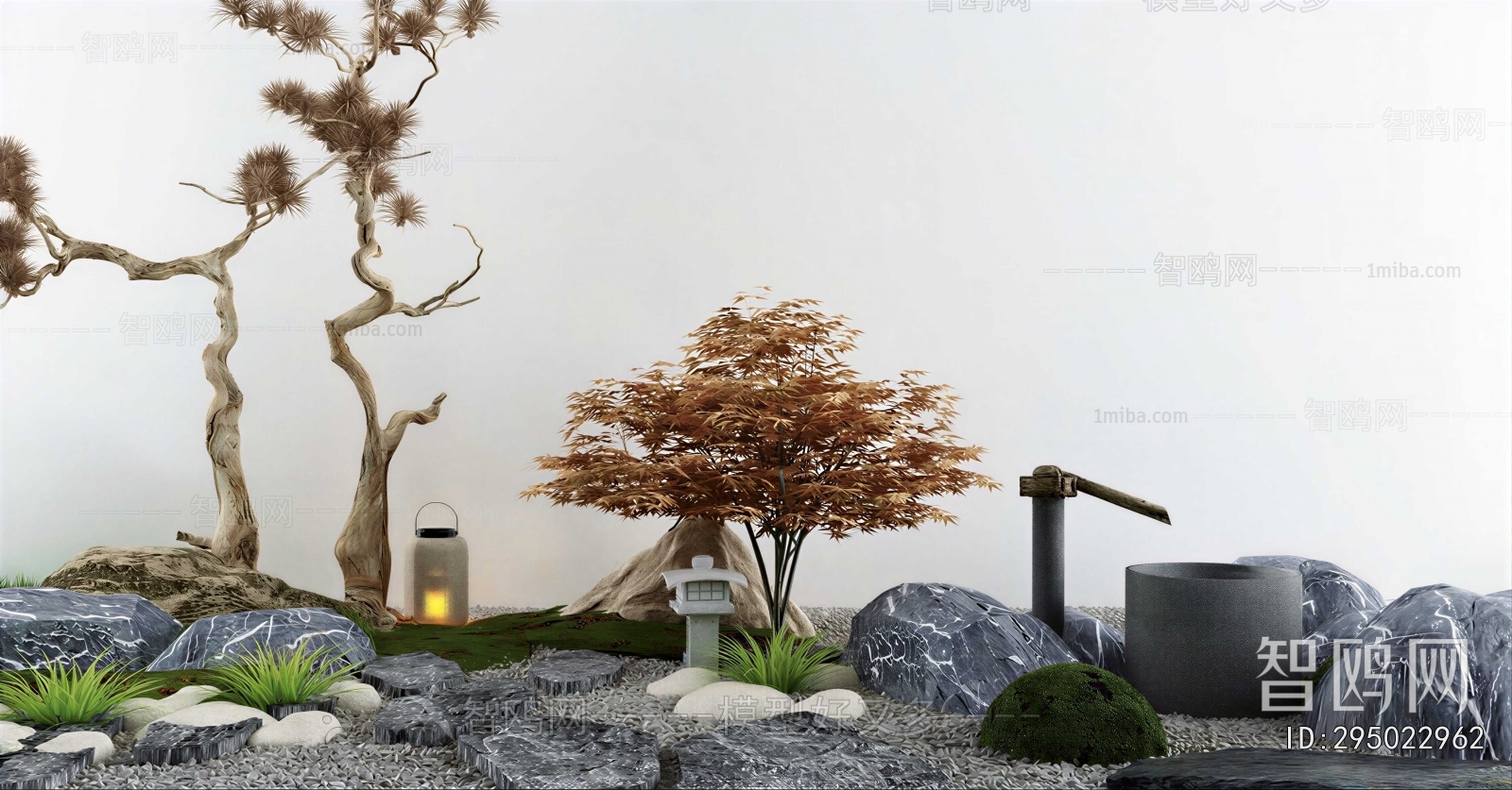 New Chinese Style Plant Landscaping