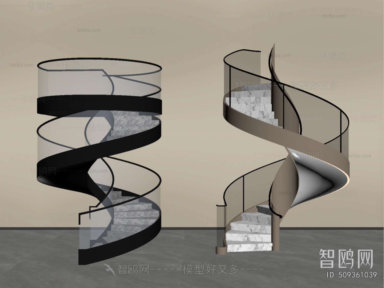 Modern Rotating Staircase