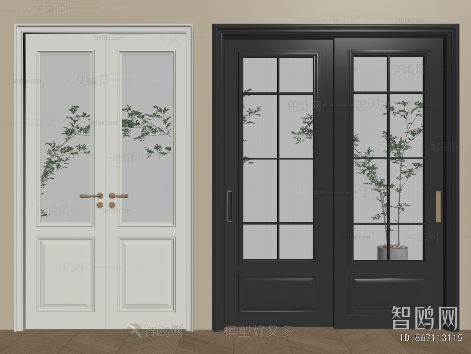 French Style Double Door