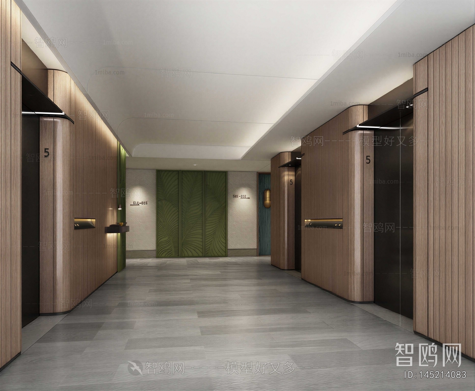 Modern Elevator Hall