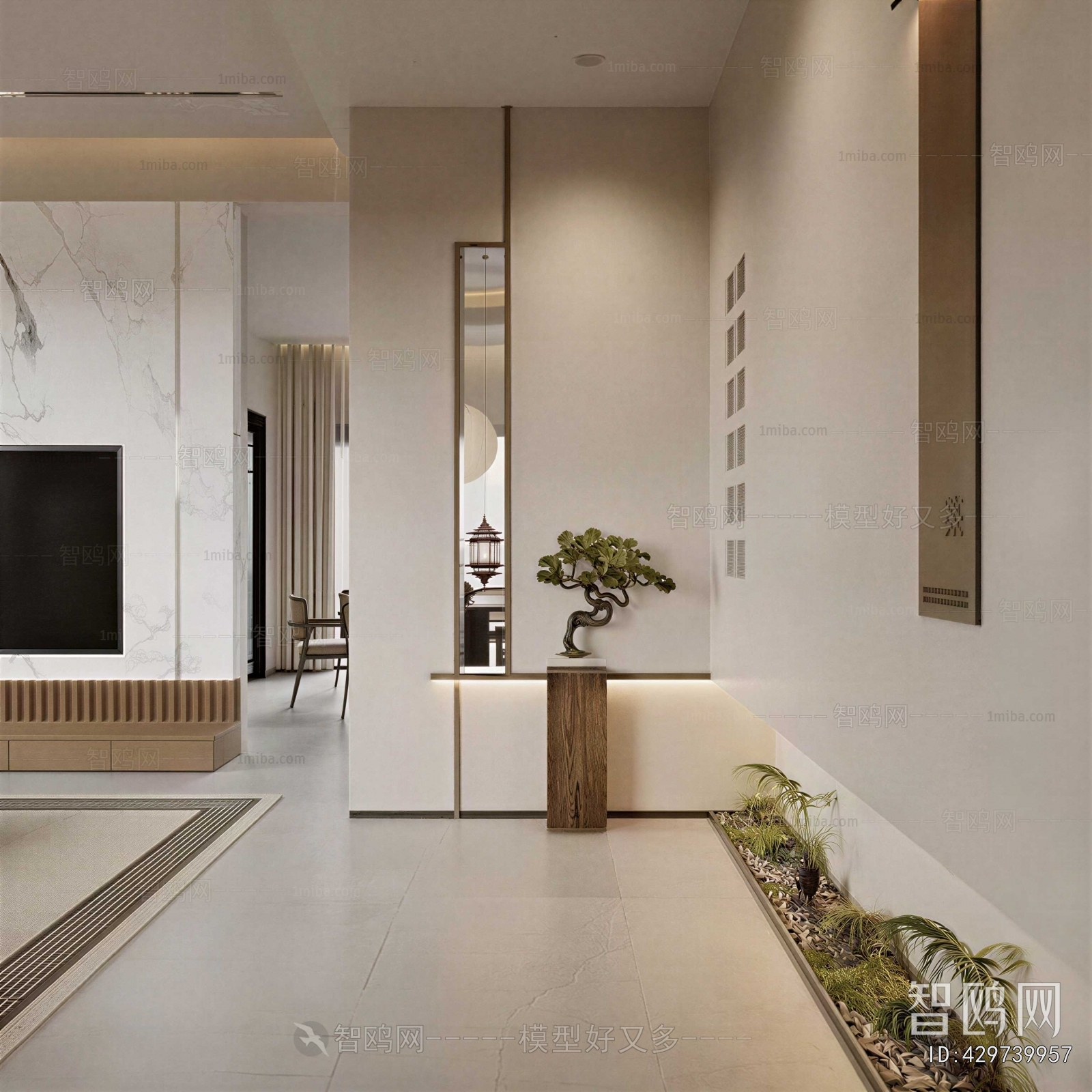 New Chinese Style Hallway