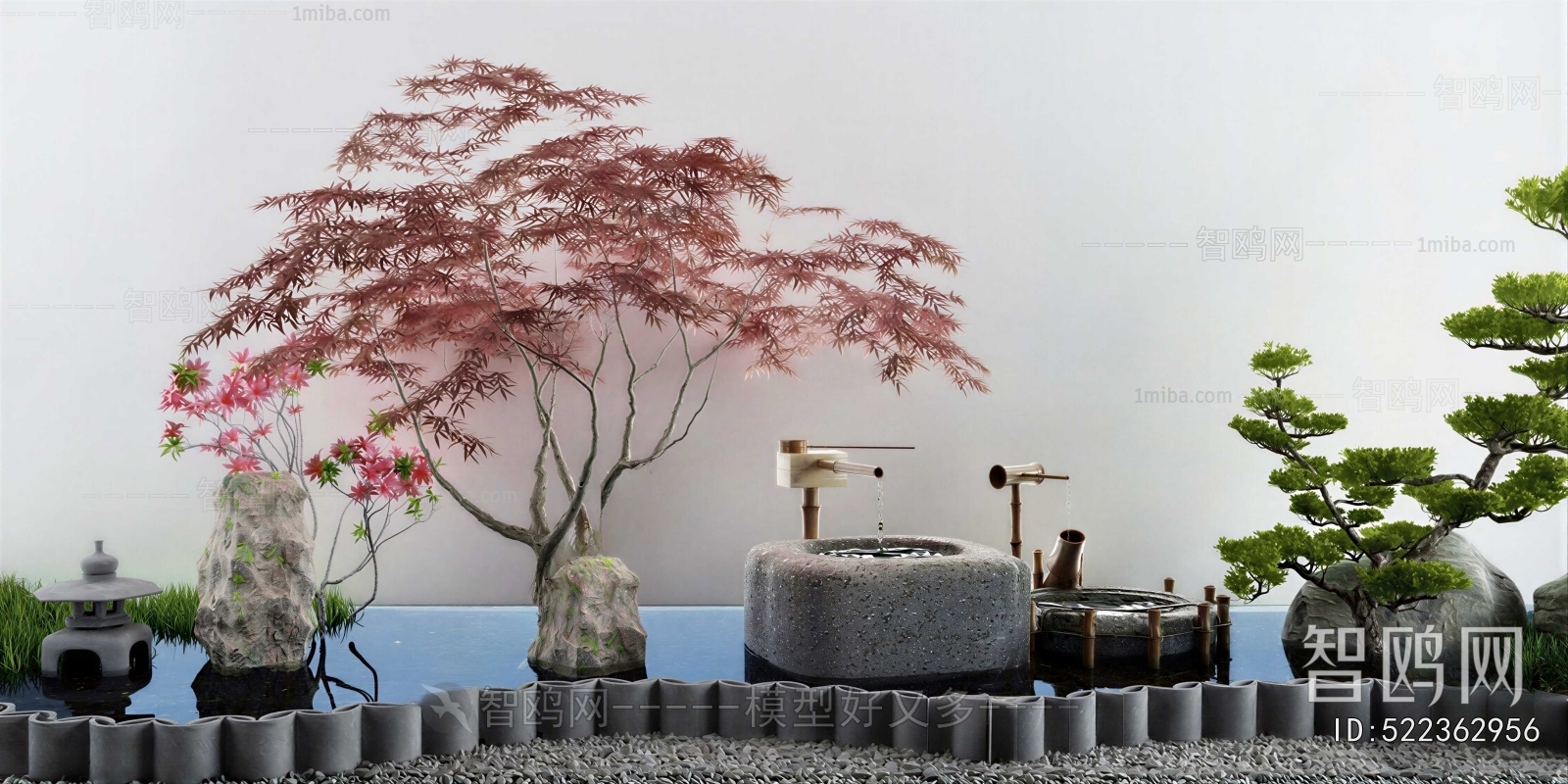 Japanese Style Rockery Waterscape