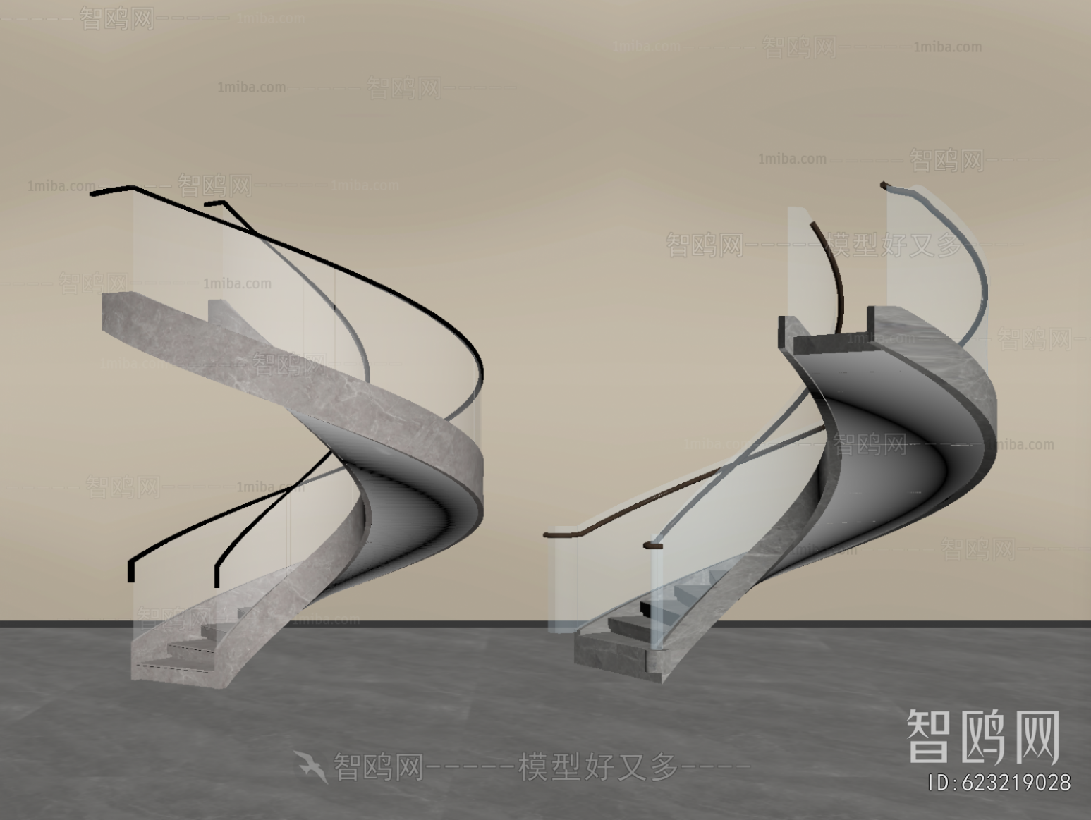 Modern Rotating Staircase