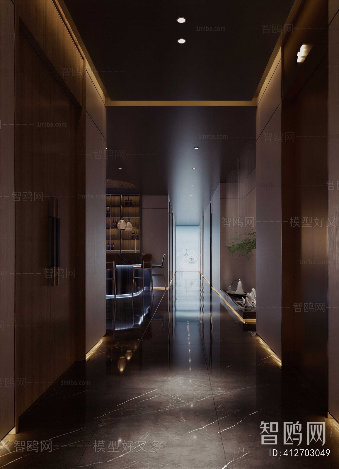 New Chinese Style Hallway