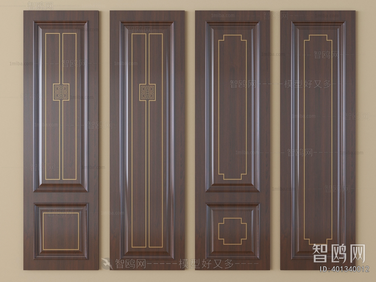 New Chinese Style Door Panel