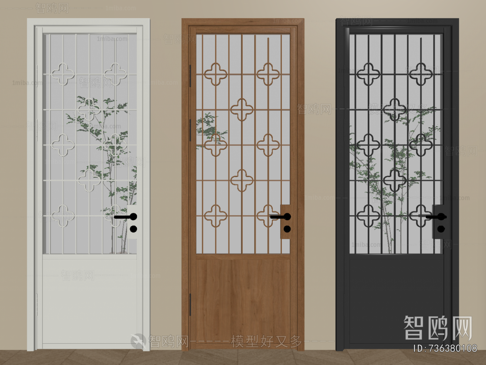 French Style Single Door