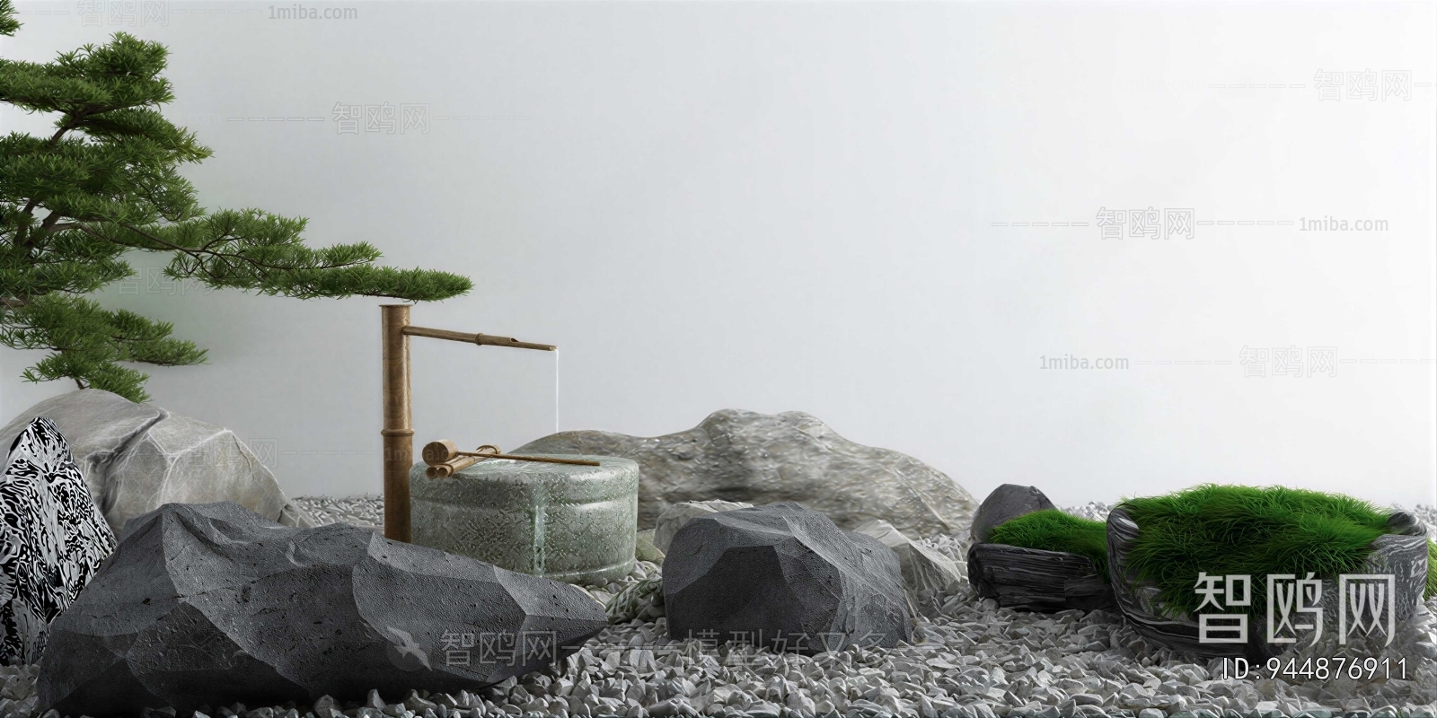 New Chinese Style Plant Landscaping