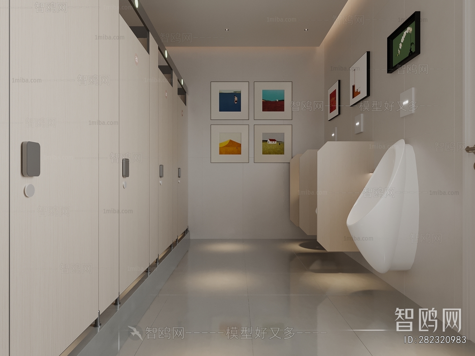 Modern Public Toilet