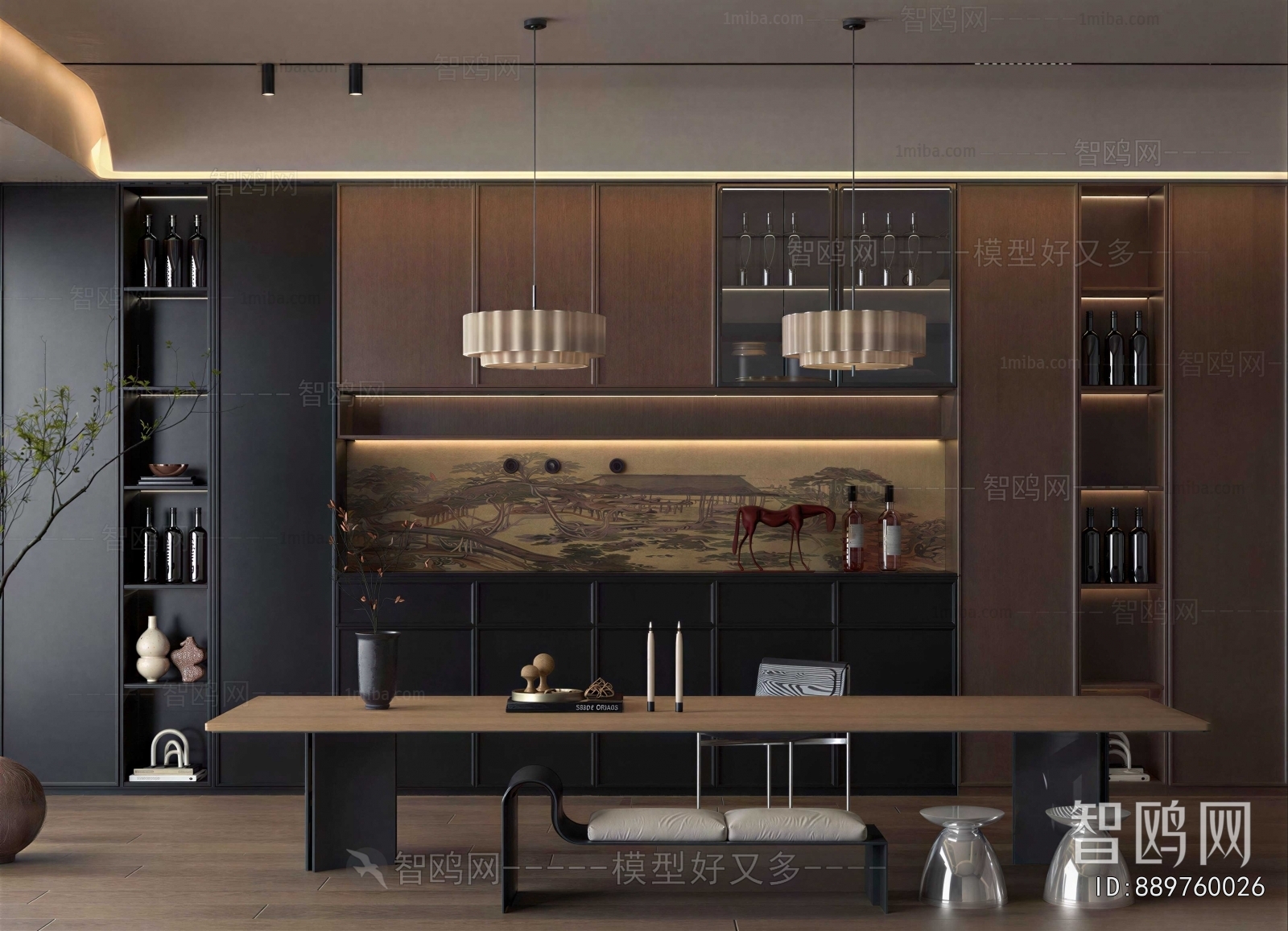 New Chinese Style Dining Room