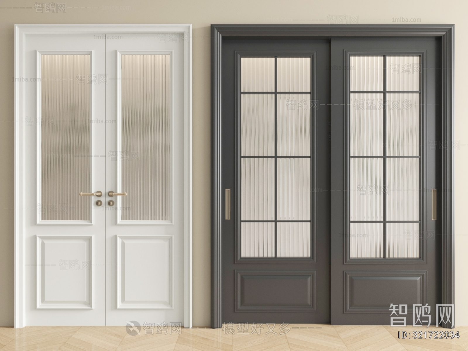 French Style Double Door