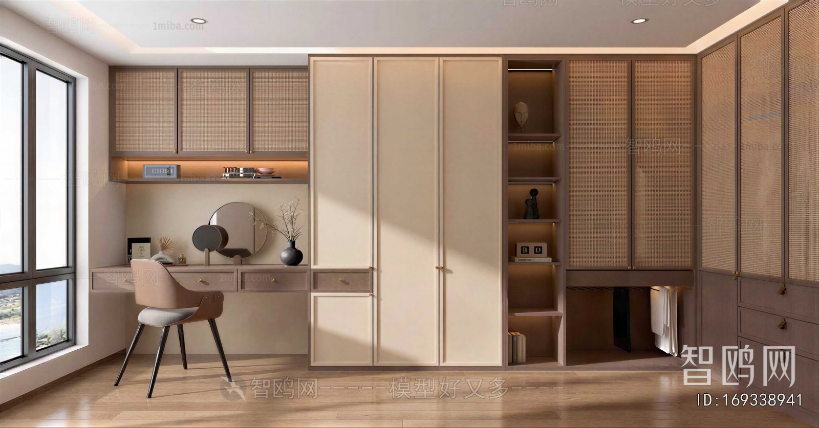 Modern Clothes Storage Area