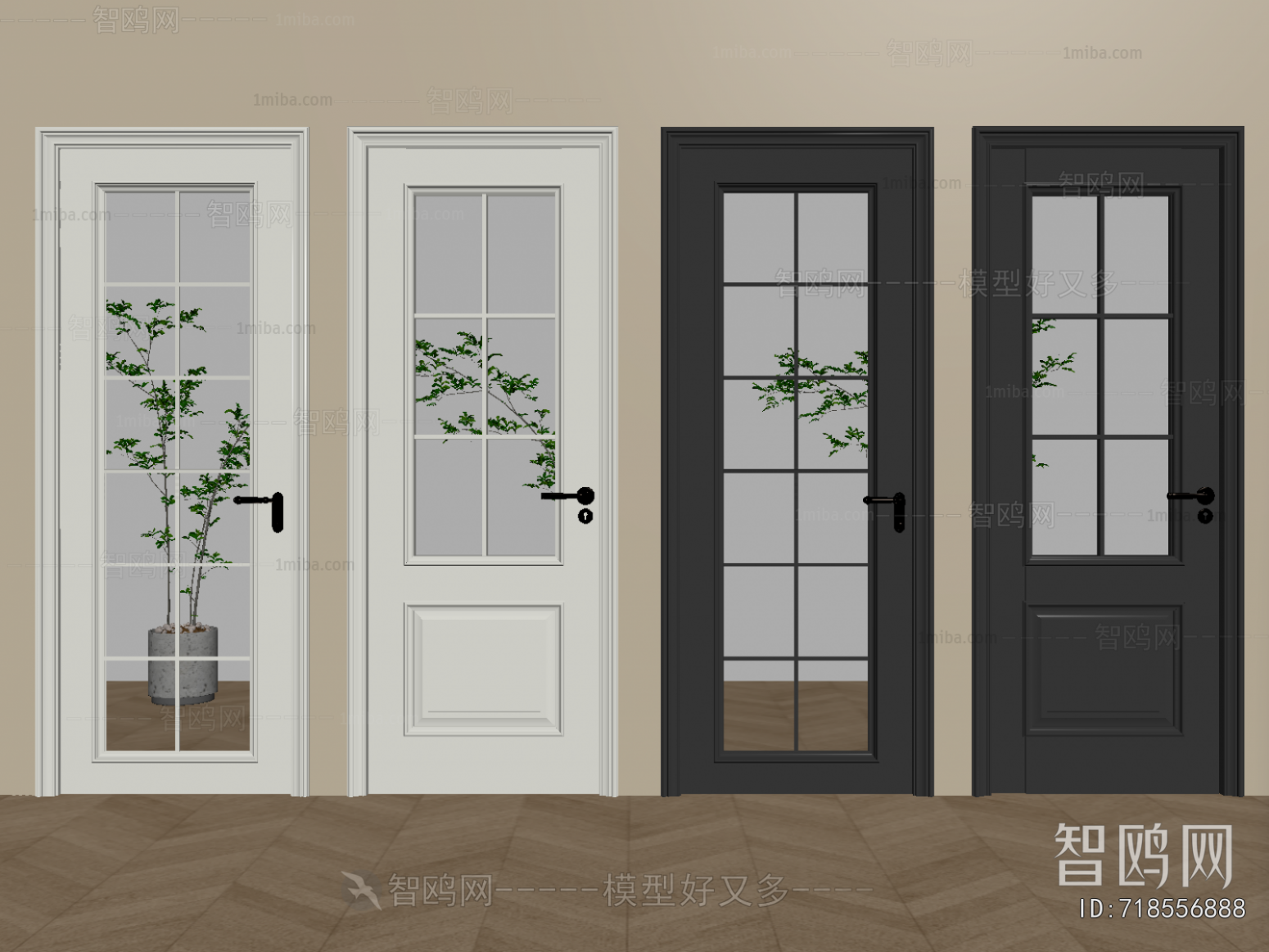 French Style Single Door