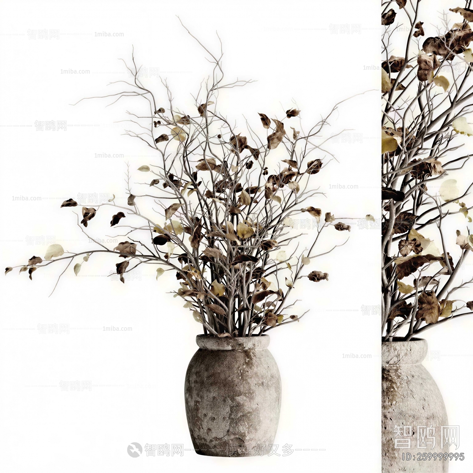 Wabi-sabi Style Dried Branch