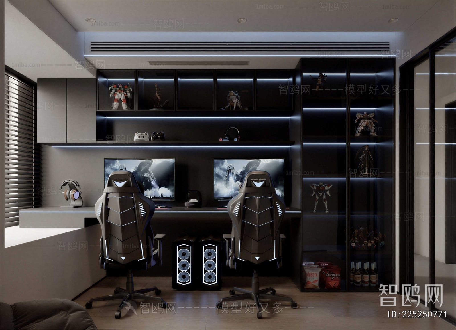 Modern E-sports Room