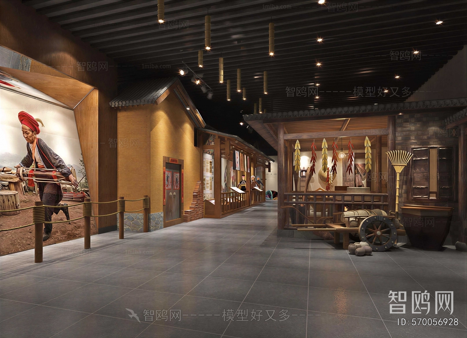 New Chinese Style Exhibition Hall