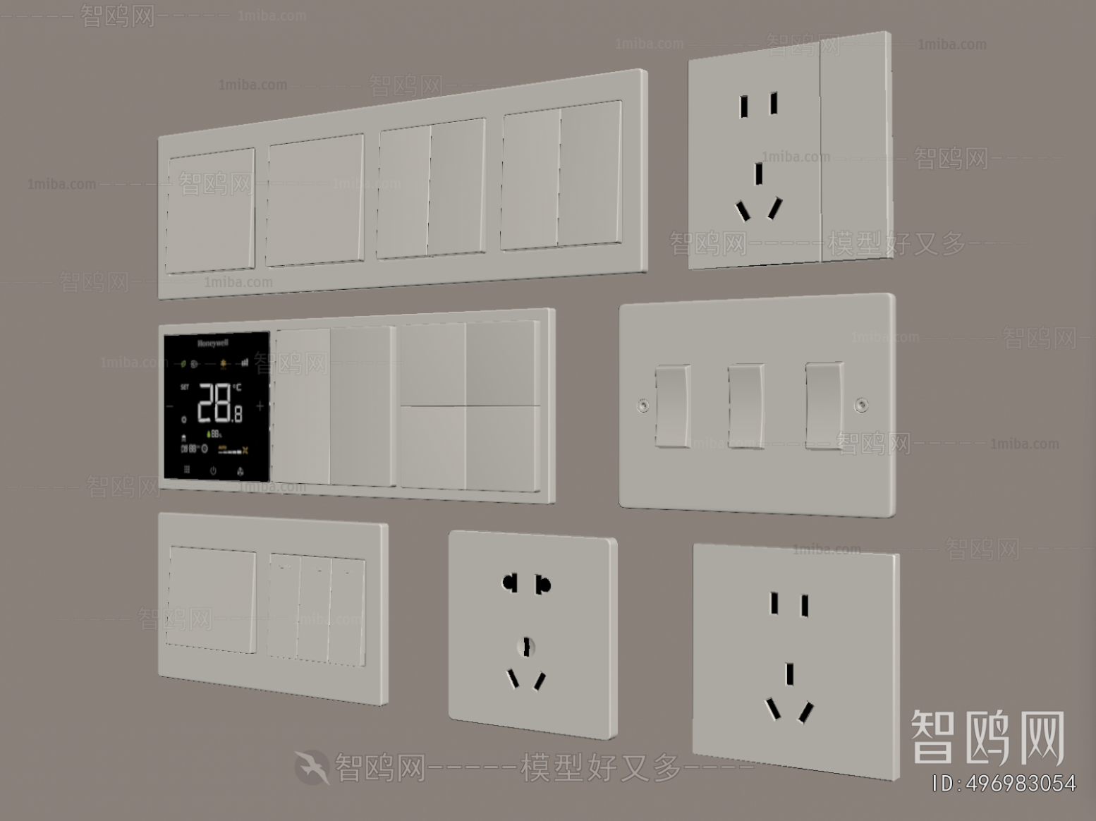 Modern Switch Socket Panel