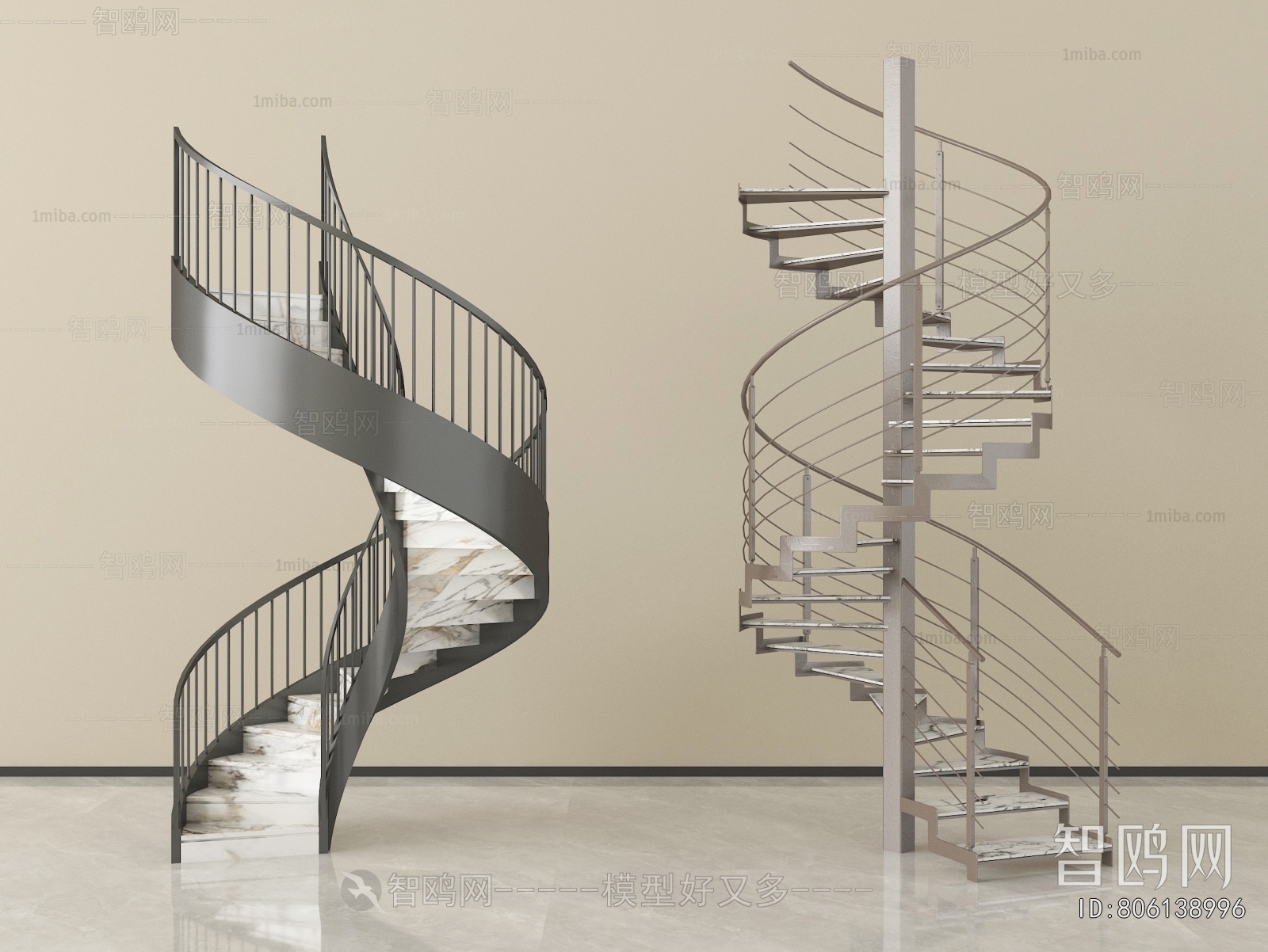 Modern Rotating Staircase