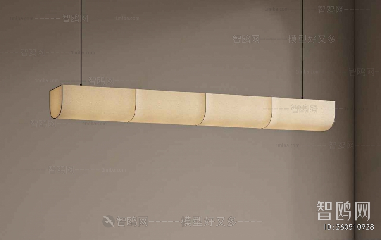 New Chinese Style Long Chandelier