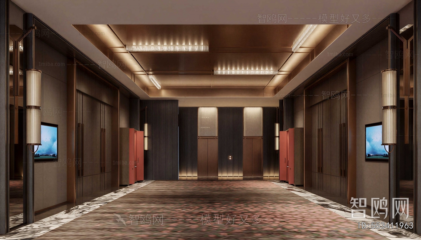 Modern Corridor Elevator Hall