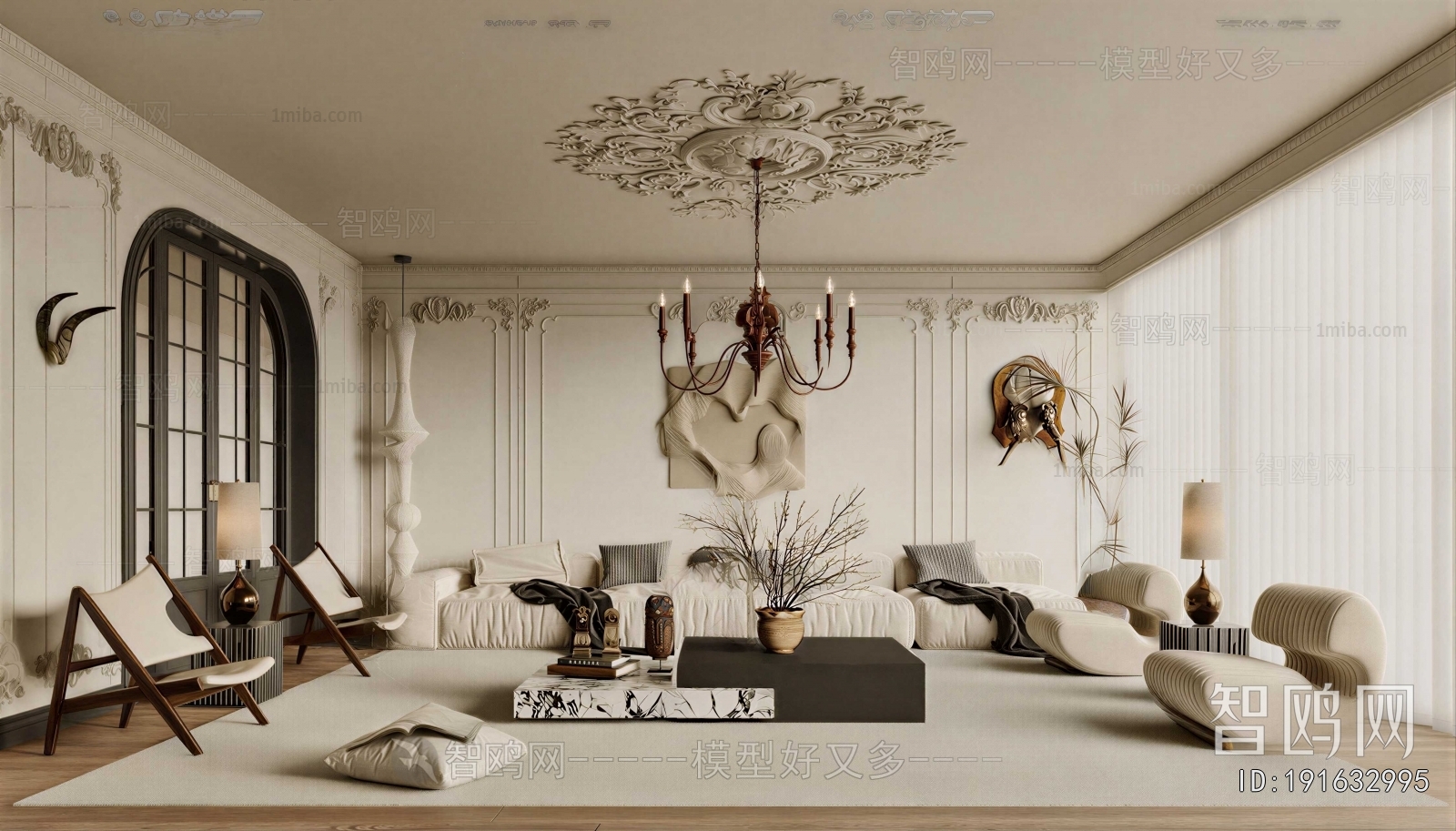 French Style A Living Room