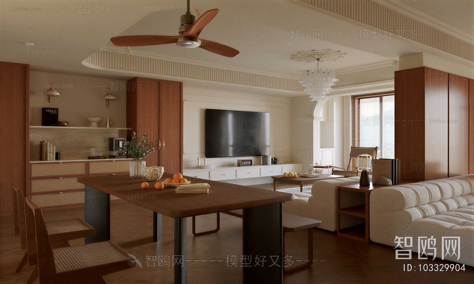 American Style A Living Room