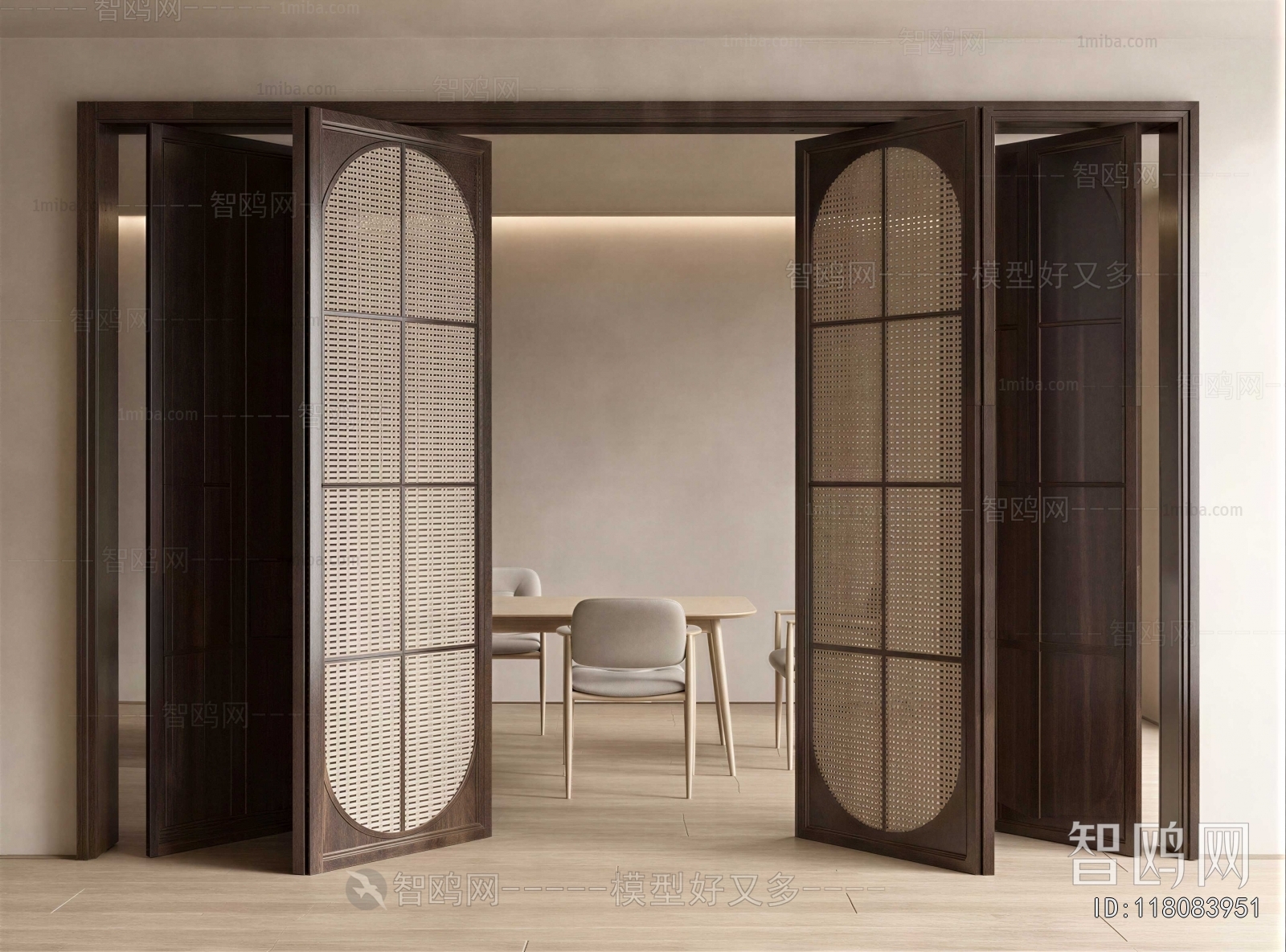 Wabi-sabi Style Door