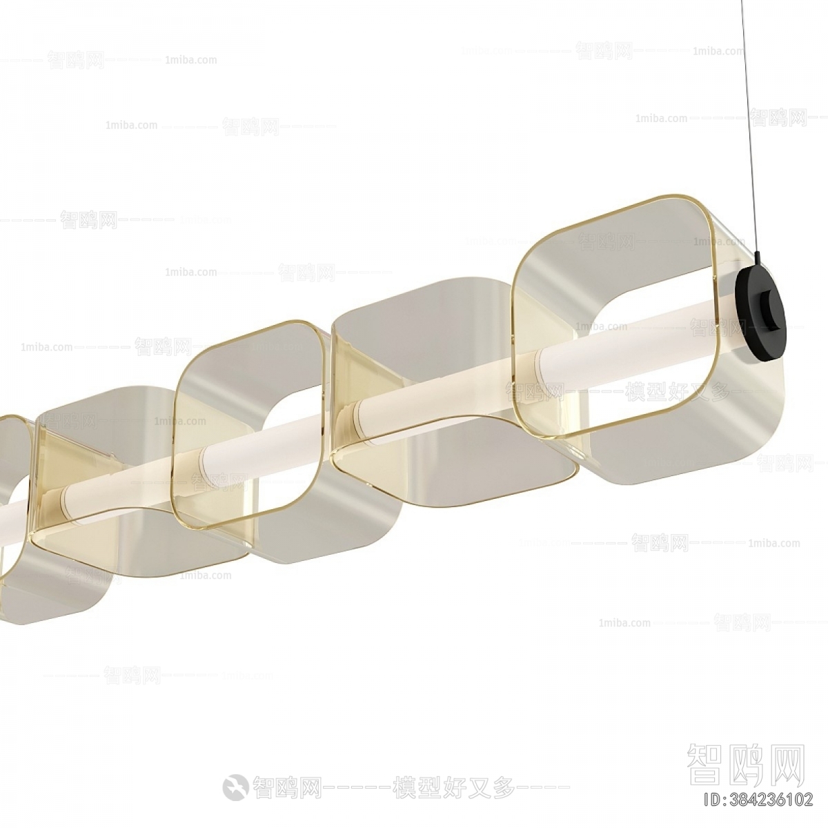 Modern Long Chandelier