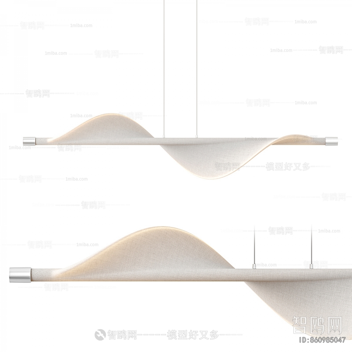 Modern Long Chandelier