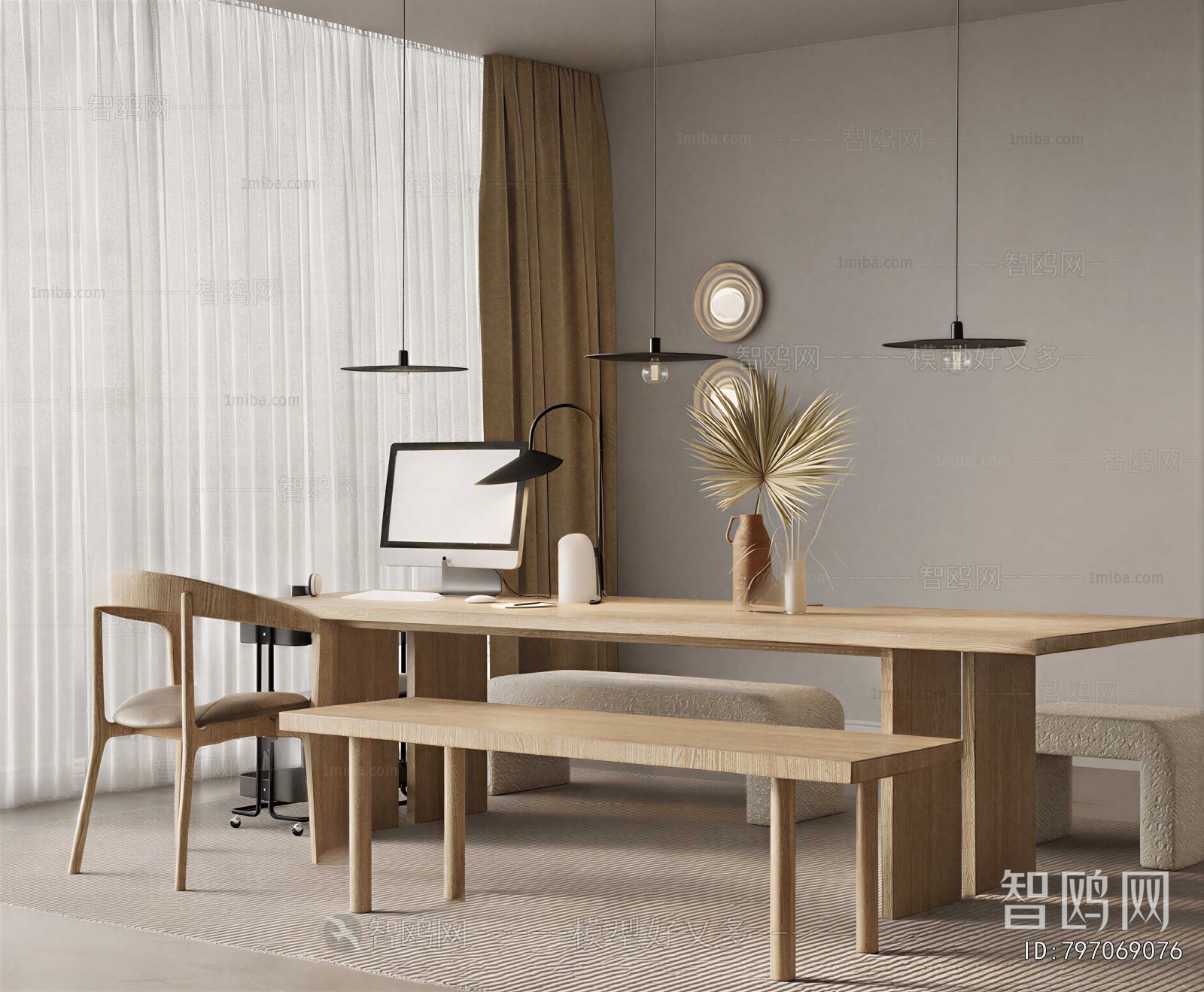 Modern Computer Desk And Chair