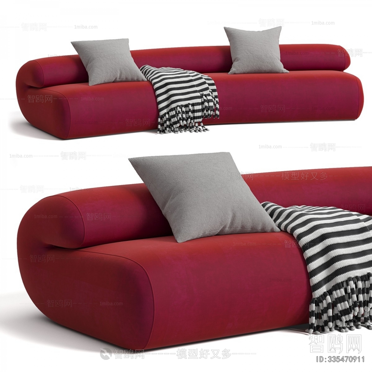 Modern Curved Sofa