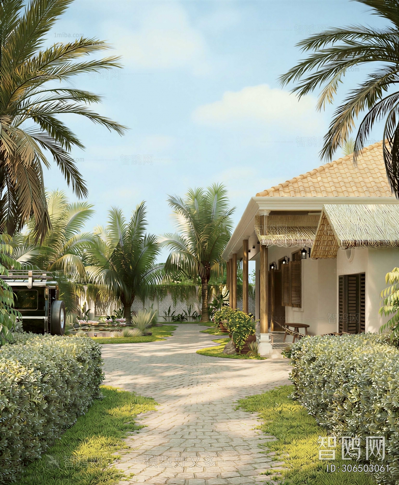 Modern Courtyard/landscape