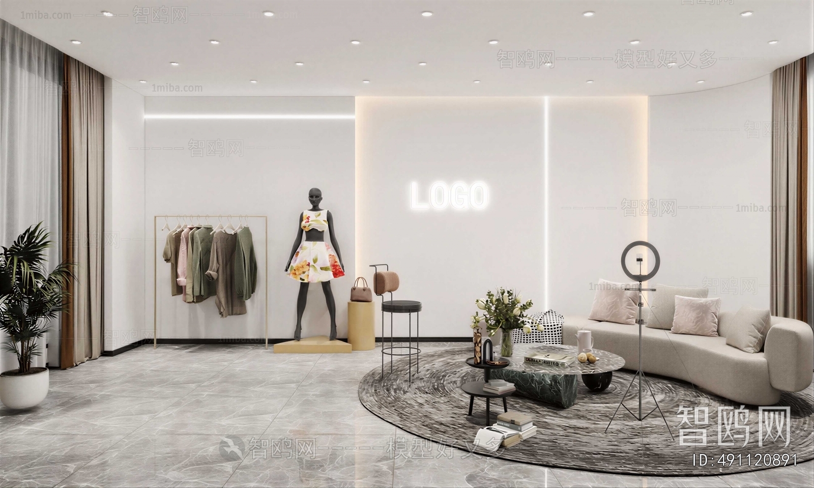 Modern Clothing Store