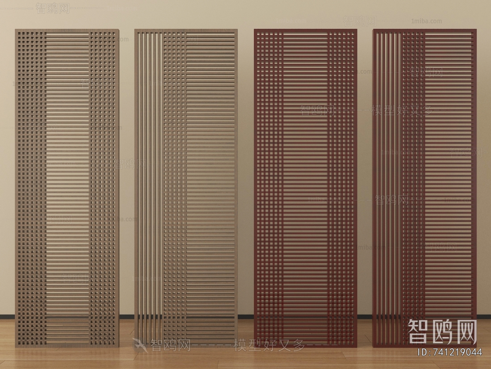 New Chinese Style Wooden Screen Partition