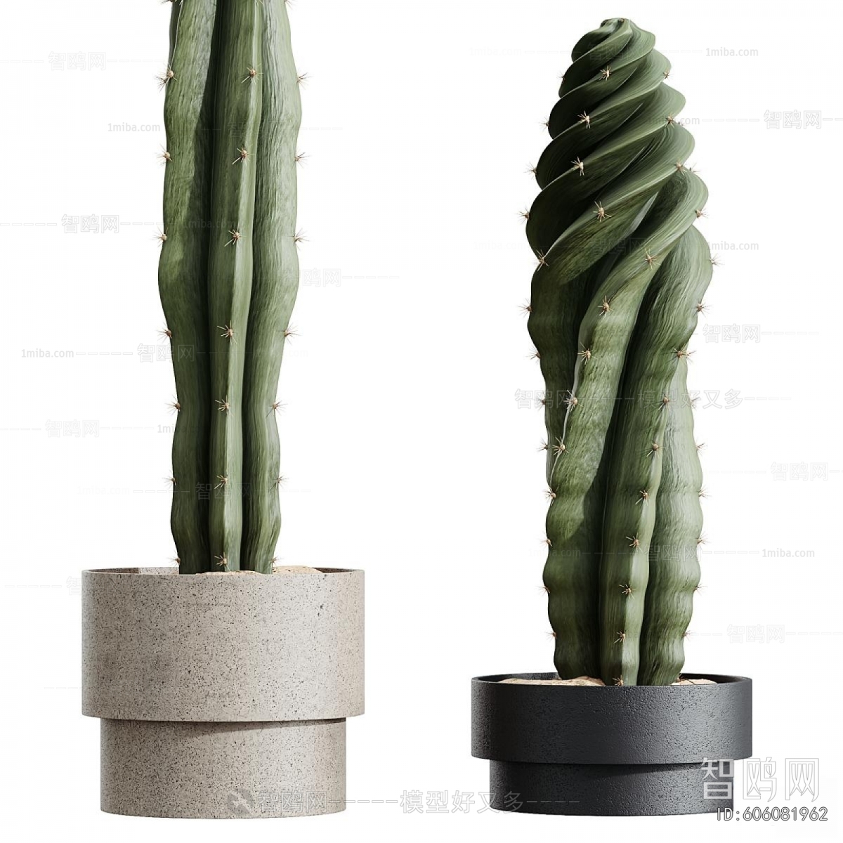 Modern Ground Green Plant Potted Plants