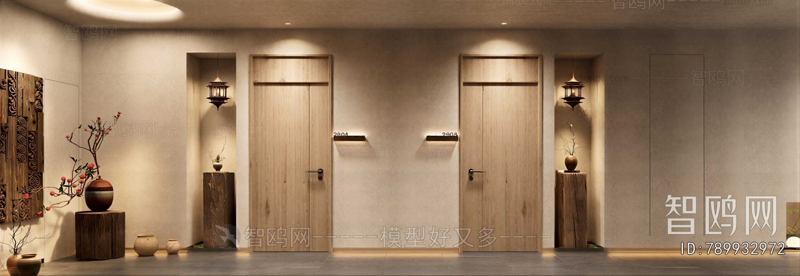 New Chinese Style Hallway