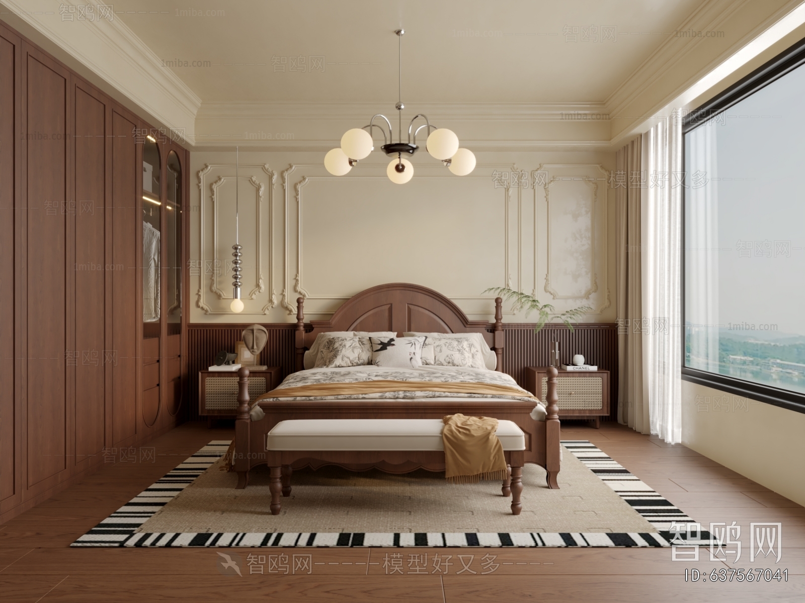 American Style Bedroom