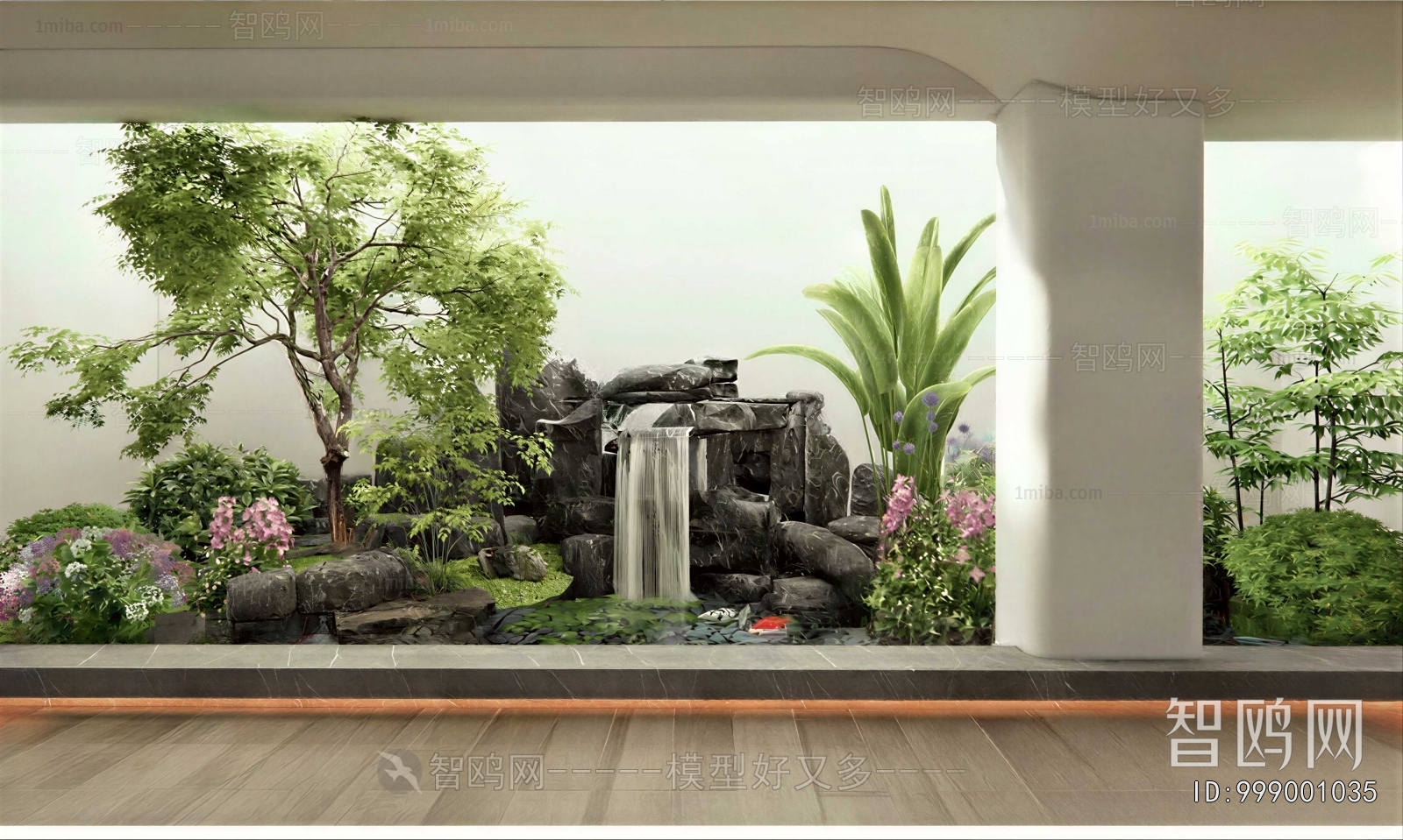 New Chinese Style Plant Landscaping
