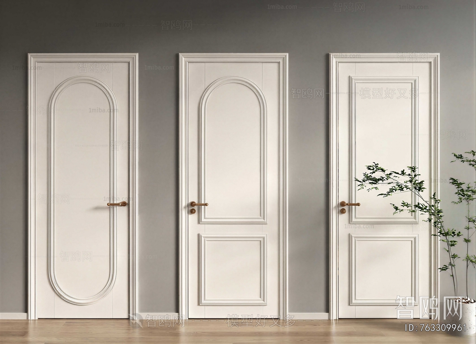 French Style Single Door