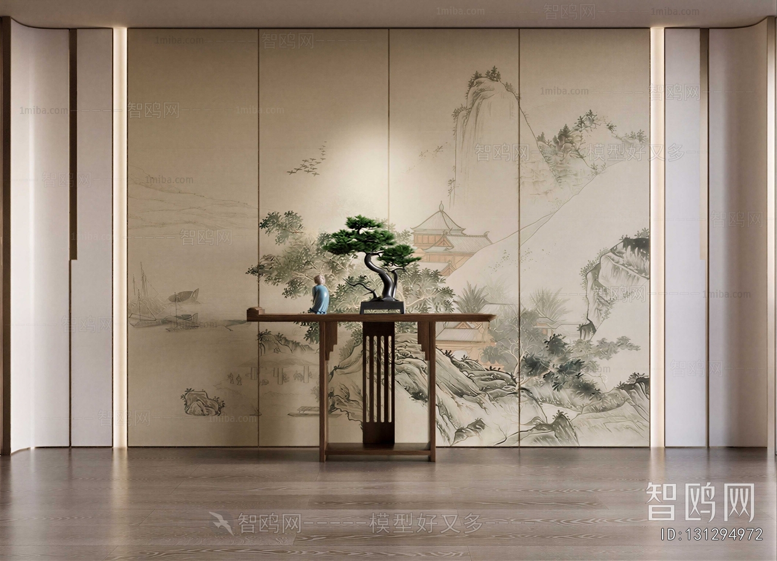 New Chinese Style Hallway