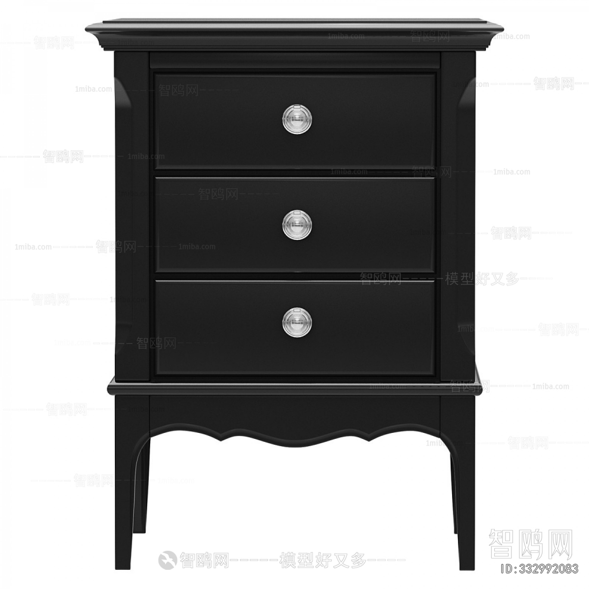 European Style Bedside Cupboard