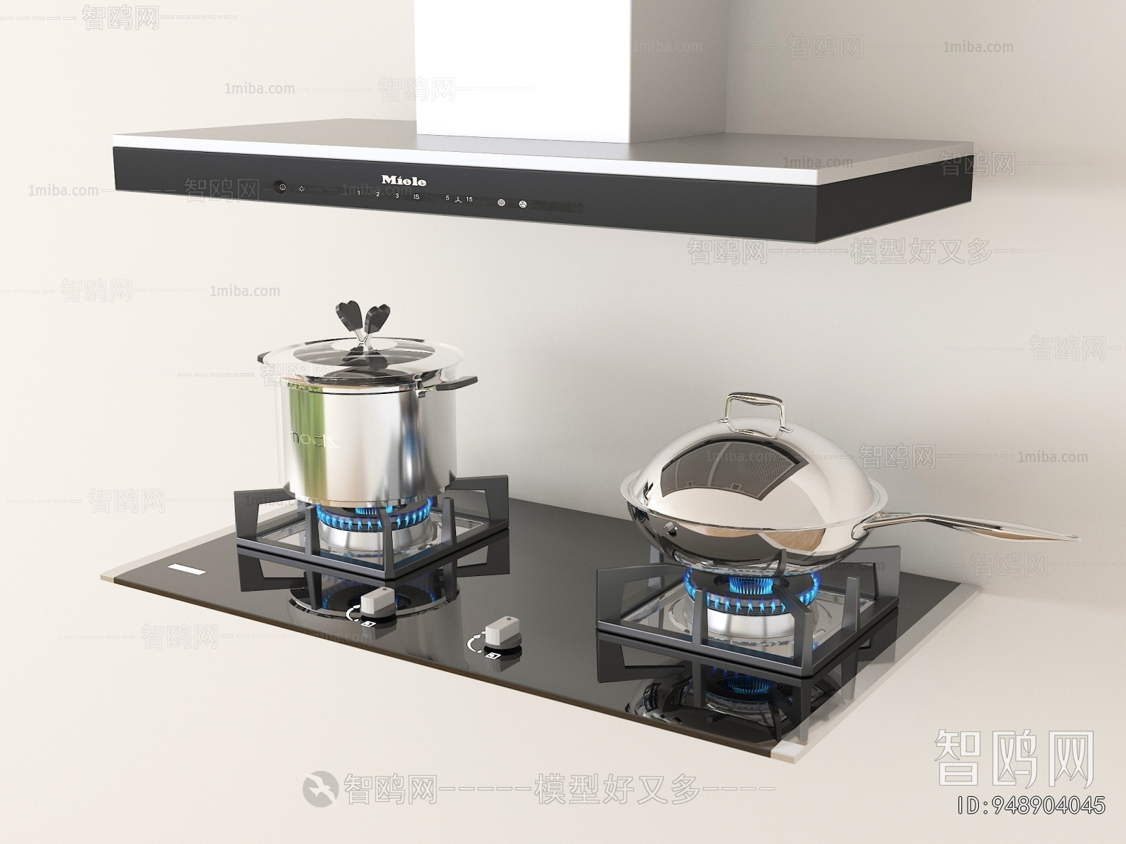 Modern Kitchen Electric Gas Range